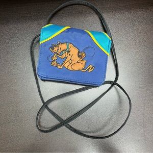 Scooby Doo wallet vintage blue with detachable crossbody strap